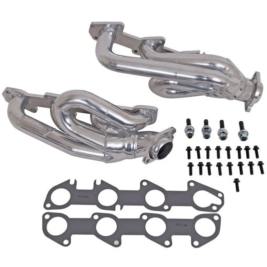 BBK Dodge Ram 1500 Truck 5.7 Hemi 1-3/4 Shorty Exhaust Headers Polished Silver Ceramic 03-08 BBK