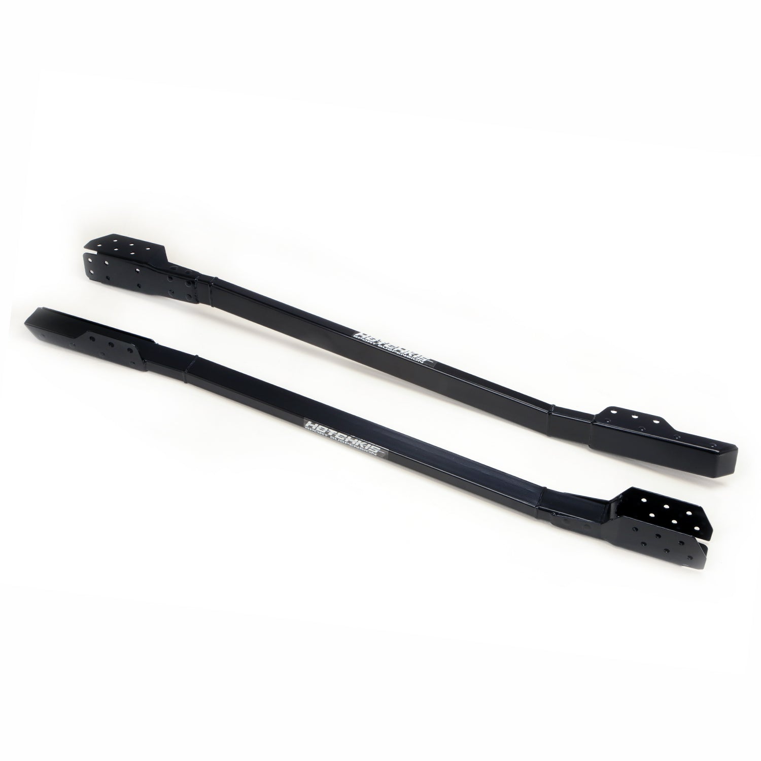 Hotchkis Sub Frame Connectors – fits 1964.5–1970 Ford Mustang Coupe; chassis-strengthening steel frame rails for improved rigidity and reduced flex, hardware included, SKU 4017.