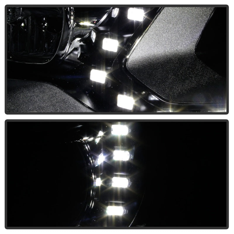 Spyder VW Tiguan 12-17 LED/DRL Projector Headlights Chrome PRO-JH-VWT12-LED-C SPYDER