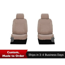 Load image into Gallery viewer, Covercraft 08-10 Ford F250/350 Polycotton SeatSaver Custom Front Row Seat Covers - Taupe