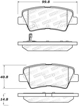 Load image into Gallery viewer, StopTech Premium Ceramic Rear Brake Pads - 308.15440