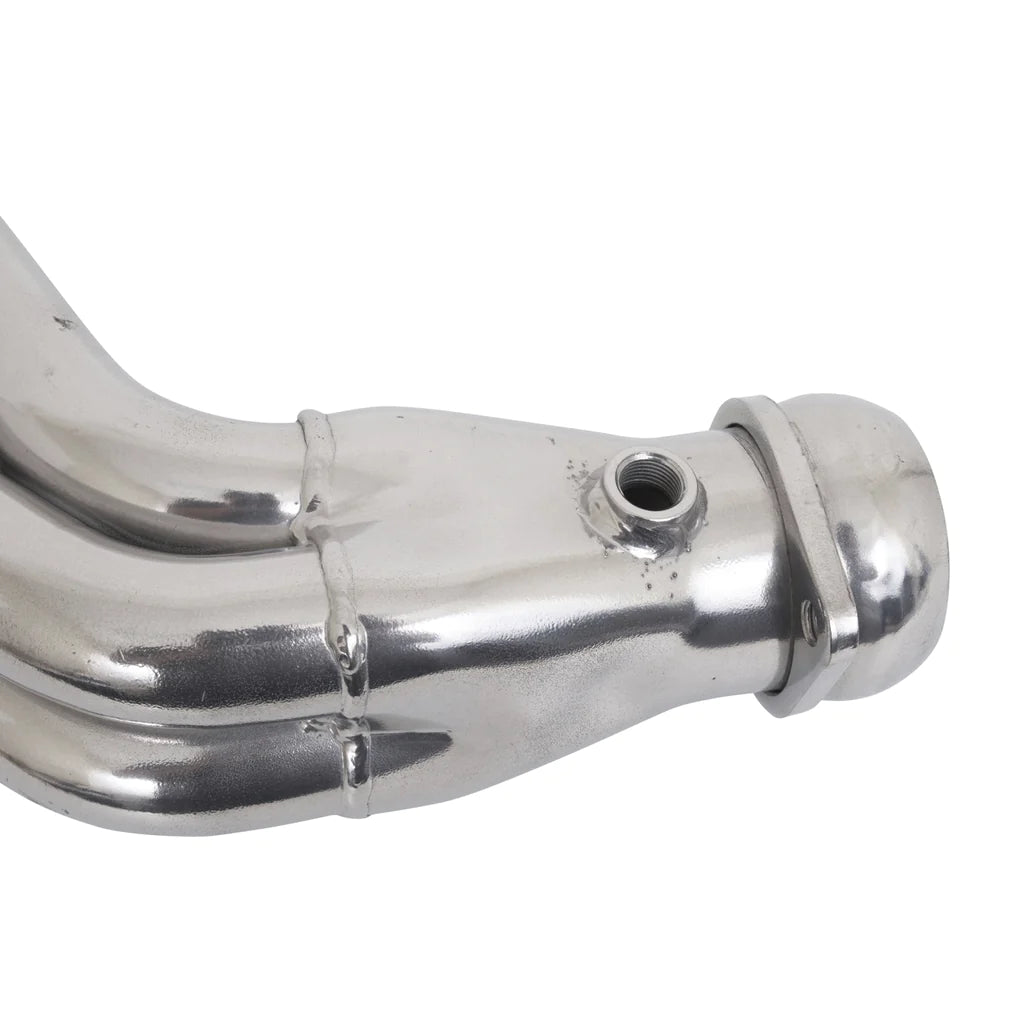 BBK Chevrolet Camaro SS ZL1 6.2 1-3/4 Full Length Exhaust Headers With High Flow Cats Polished Silver Ceramic 10-15