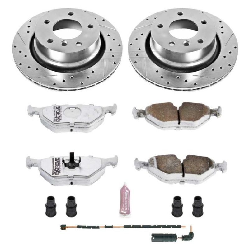 Power Stop 03-08 BMW Z4 Rear Z26 Street Warrior Brake Kit PowerStop