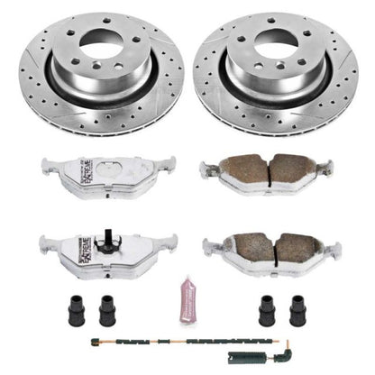 Power Stop 03-08 BMW Z4 Rear Z26 Street Warrior Brake Kit PowerStop