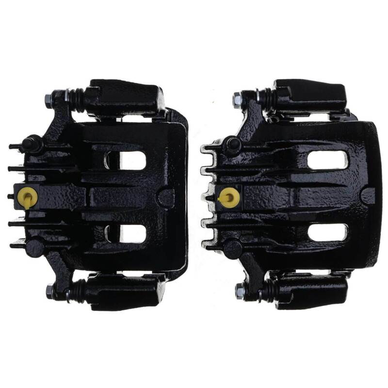 Power Stop 2000 Ford Excursion Rear Black Caliper - Pair w/Bracket PowerStop