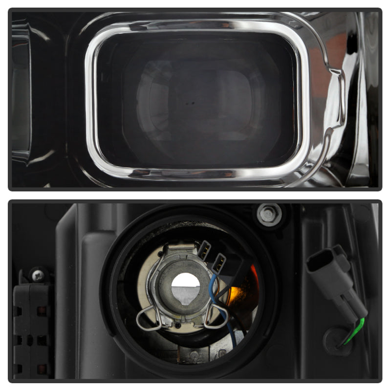 Spyder Dodge Ram 19-20 Halogen Model Projector Headlights Chrome PRO-YD-DR19HALSI-SEQ-C SPYDER