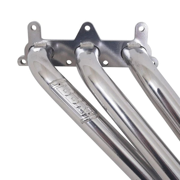 BBK 2010-11 Camaro V6 1-5/8 Long Tube Exhaust Headers W/ High Flow Cats Polished Silver Ceramic - 40410