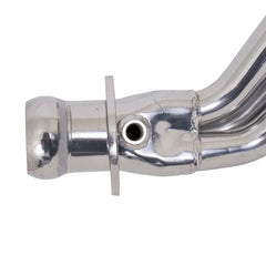 BBK Chevrolet Camaro V6 1-5/8 Long Tube Exhaust Headers With High Flow Cats Polished Silver Ceramic 10-11