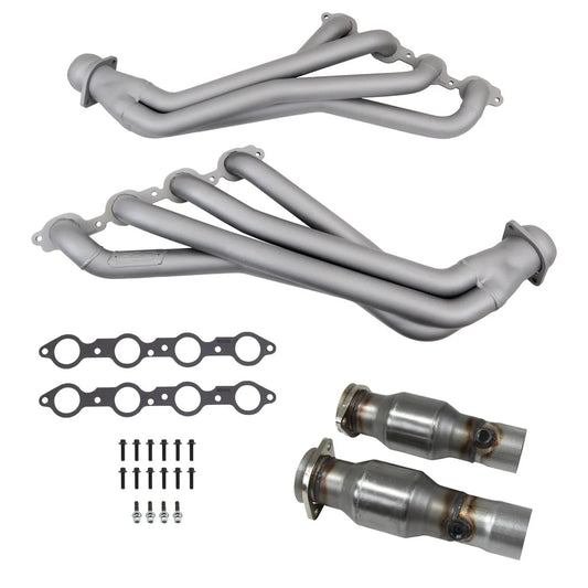 BBK 16-24 Chevy Camaro SSLT1 1-7/8 Long Tube Headers w/High Flow Catalytic Converters (Ti Ceramic) 40443