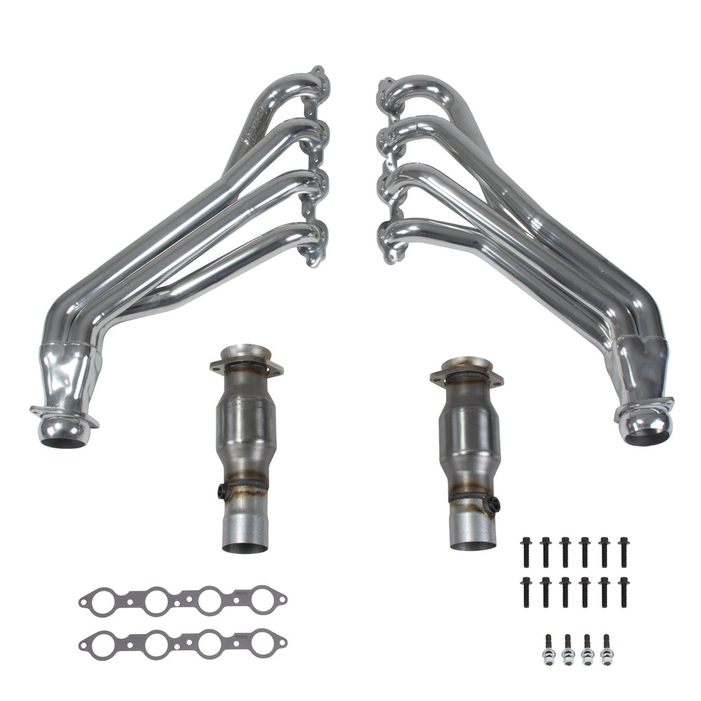 BBK 16-24 Chevy Camaro SS LT1 1-7/8 Headers w/High Flow Catalytic Converters (Silver Ceramic)