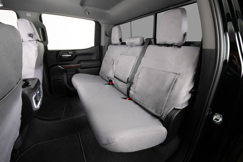 Covercraft 10-21 Dodge Ram Polycotton SeatSaver Custom Second Row Seat Covers - Grey