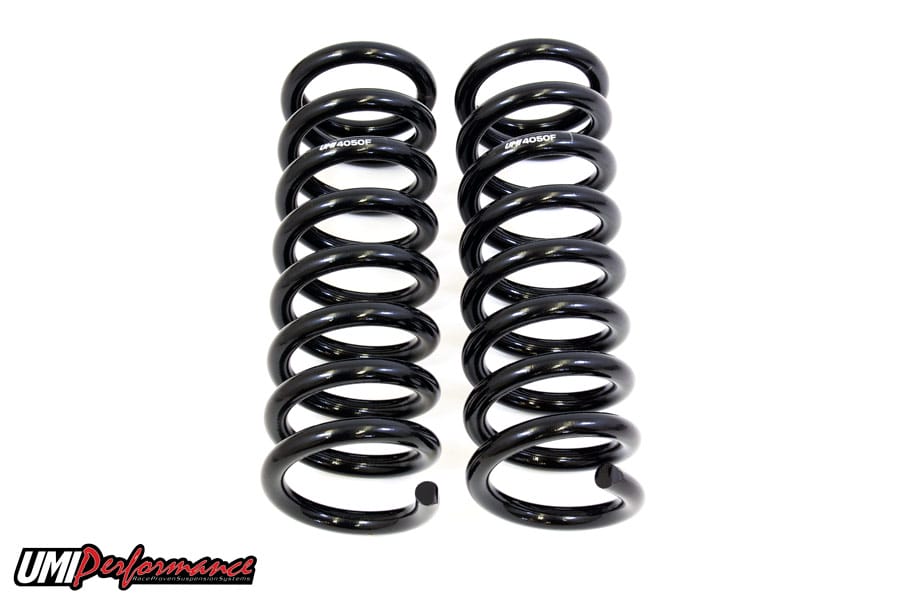 UMI Performance 1964-1972 GM A-Body Springs, Front, 1″ Lowering -4050F - PAIR