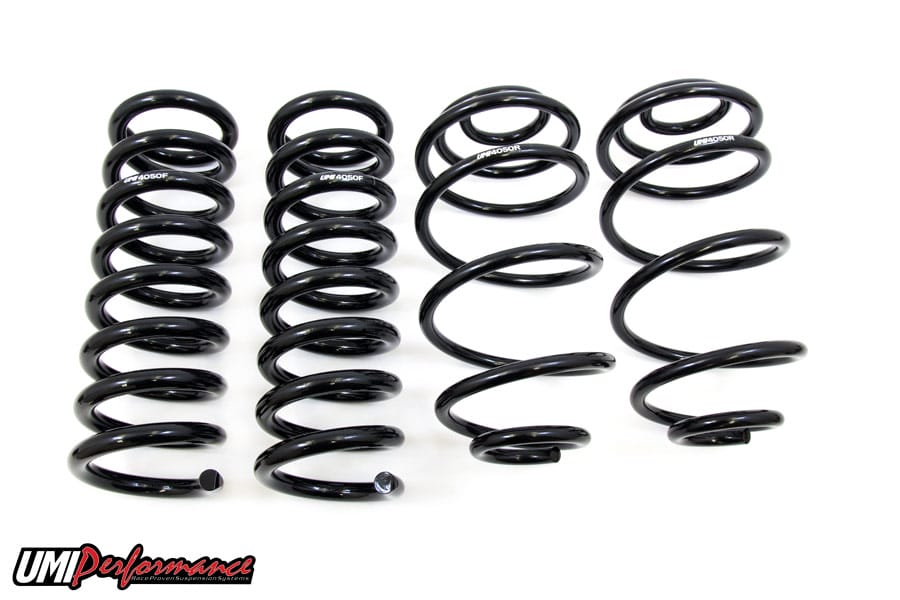 UMI Performance 1964-1967 GM A-Body Shock & Spring Kit, Factory Height/Lowering- SS203050