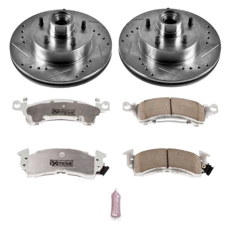 Power Stop 1975 Buick Apollo Front Z26 Street Warrior Brake Kit PowerStop