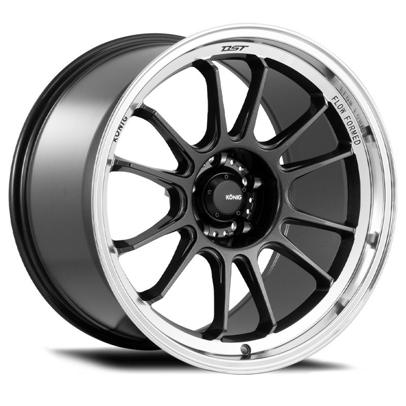 Konig Hypergram 18x11 5x114.3 ET40 Metallic Carbon w/ Machined Lip