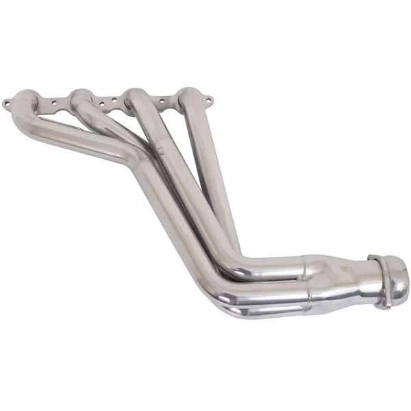 BBK Chevrolet Camaro SS 1-7/8 Long Tube Exhaust Headers With High Flow Cats Polished Silver Ceramic 10-15 BBK