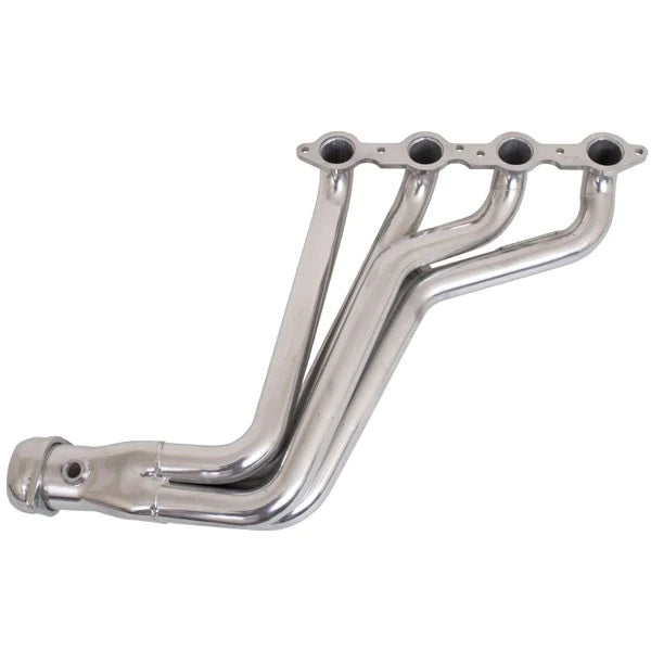 BBK Chevrolet Camaro SS 1-7/8 Long Tube Exhaust Headers With High Flow Cats Polished Silver Ceramic 10-15