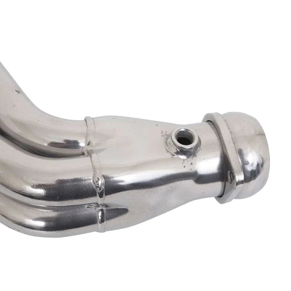 BBK Chevrolet Camaro SS 1-7/8 Long Tube Exhaust Headers With High Flow Cats Polished Silver Ceramic 10-15