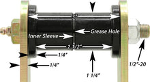 Load image into Gallery viewer, RockJock YJ HD Leaf Spring Shackles Rear w/ Urethane Bushings HD Greasable Bolts Pair