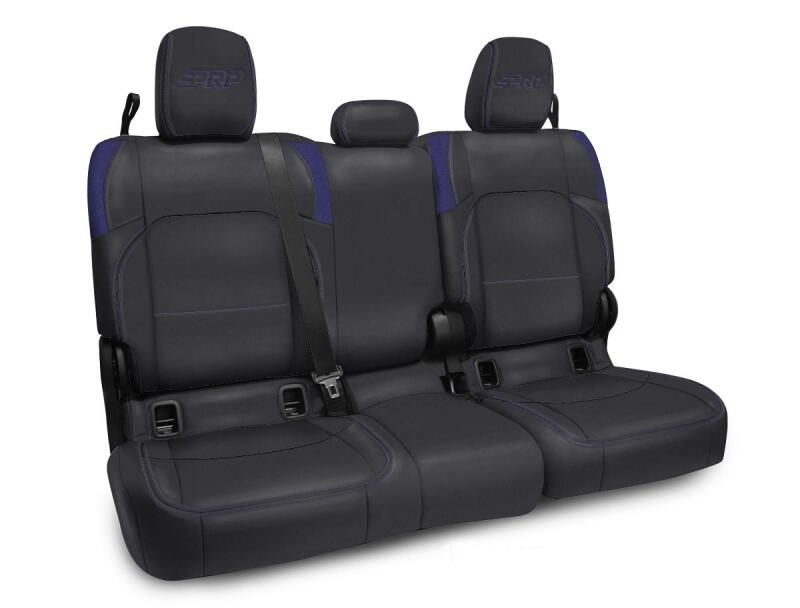 PRP Jeep Wrangler JT Rear Bench Covers - with no Armrest - Black/Purple B055-08