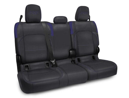 PRP Jeep Wrangler JT Rear Bench Covers - with no Armrest - Black/Purple B055-08