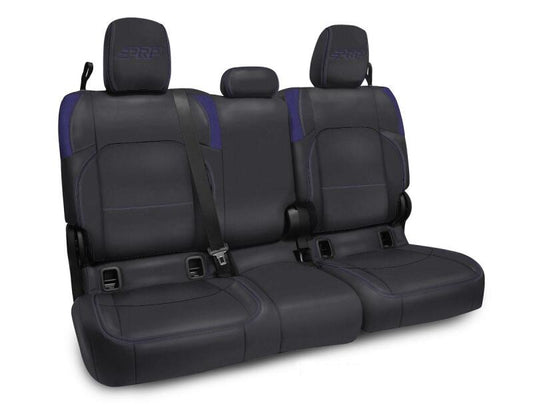 PRP Jeep Wrangler JT Rear Bench Covers - with no Armrest - Black/Purple B055-08