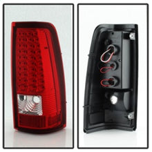 Load image into Gallery viewer, Xtune Chevy Silverado 1500/2500/3500 03-06 LED Tail Lights Red Clear ALT-ON-CS03-LED-RC SPYDER