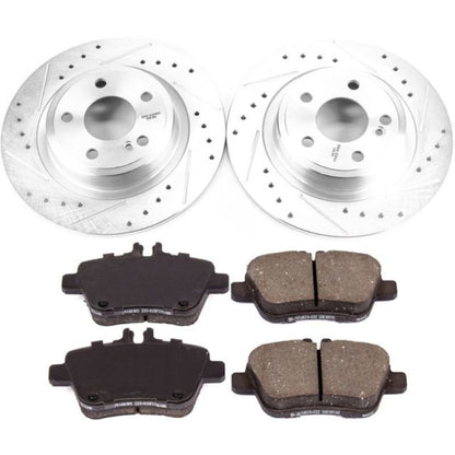 Power Stop 2018 Mercedes-Benz SLC300 Rear Z23 Evolution Sport Brake Kit PowerStop
