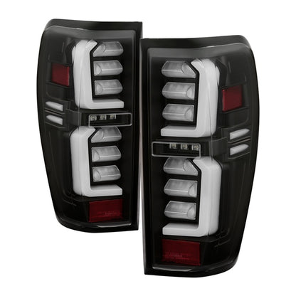 Spyder GMC Sierra 19-20 Incandescent Bulb Model Only LED Tail Lights - Black ALT-YD-GS19-LED-BK SPYDER
