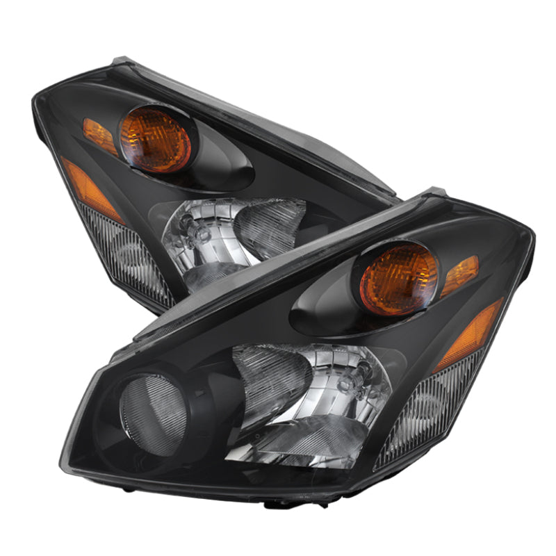 Xtune Nissan Quest 04-09 Crystal Headlights Black HD-JH-NQ04-AM-BK SPYDER