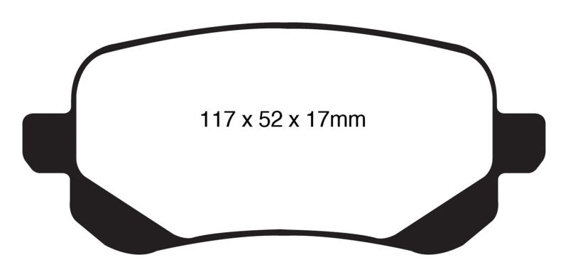 EBC Ultimax2 Rear Brake Pads - UD1326 EBC