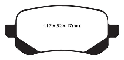 EBC Ultimax2 Rear Brake Pads - UD1326 EBC