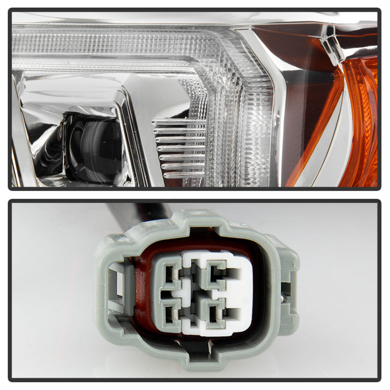 Spyder 16-20 Toyota Tacoma LED Model Only High-Power LED Headlights - Chrome PRO-YD-TT16LEDAP-C SPYDER