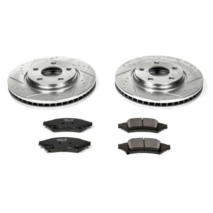 Power Stop 2004 Pontiac Grand Prix Front Z23 Evolution Sport Brake Kit PowerStop
