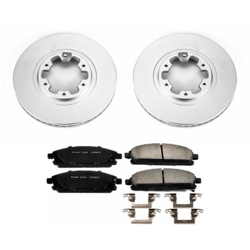 Power Stop 97-03 Infiniti QX4 Front Z17 Evolution Geomet Coated Brake Kit PowerStop
