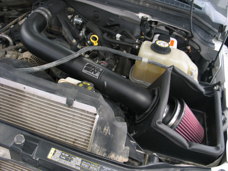 K&N 07-08 Ford F250 SD V8-5.4L Black High Flow Performance Kit K&N Engineering
