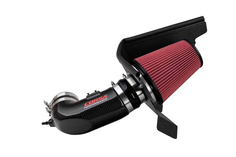 Corsa 17-21 Chevrolet Camaro ZL1 Carbon Fiber Air Intake w/ DryTech 3D No Oil Filtration CORSA Performance