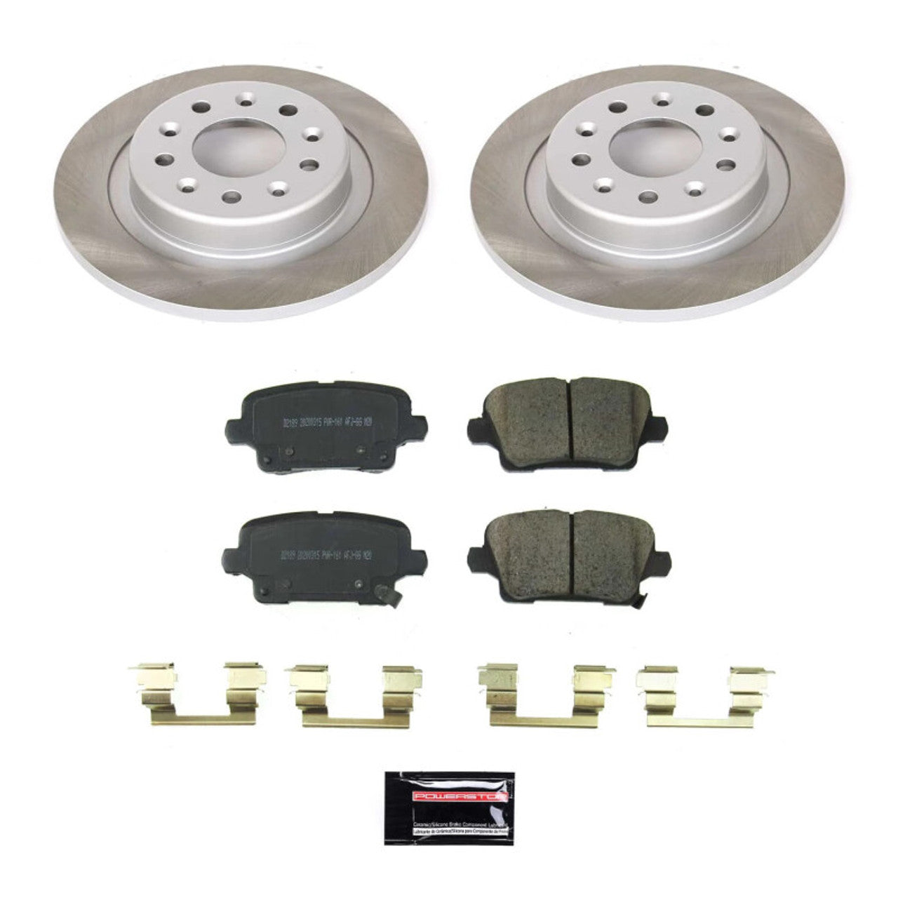 Power Stop 19-20 Buick Regal Sportback Front and Rear Semi-Coated Rotor Kit