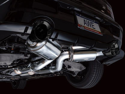 AWE 2023 Nissan Z RZ34 RWD Touring Edition Catback Exhaust System w/ Diamond Black Tips AWE Tuning
