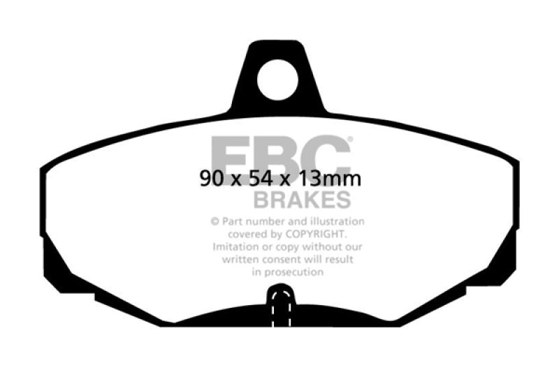 EBC YellowStuff Rear Brake Pads - DP4617R EBC