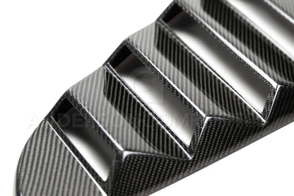 Anderson Composites 15-23 Mustang Carbon Fiber Vented Side Window Louvers - AC-WL15FDMU-V