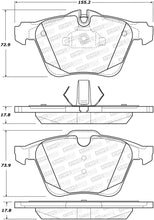 Load image into Gallery viewer, StopTech Premium Ceramic Front Brake Pads - 308.17510