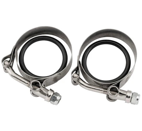 Twin Power 55-E78 Panhead Shovelhead XL O Ring Type Stainless Intake Clamps Replaces H-D 94901-85T