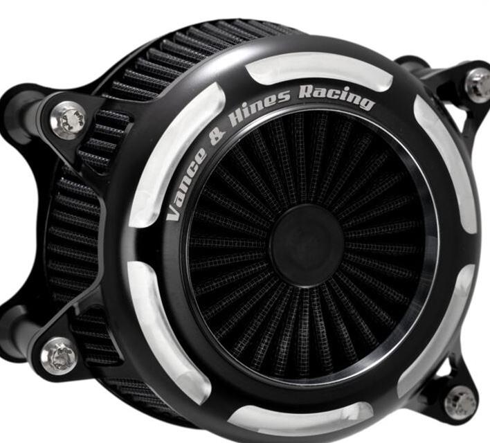 Vance & Hines 91-22 Harley Davidson Sportster VO2 Onyx Air Intake Kit - Contrast