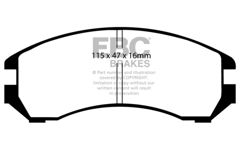 EBC GreenStuff Front Brake Pads - DP2665