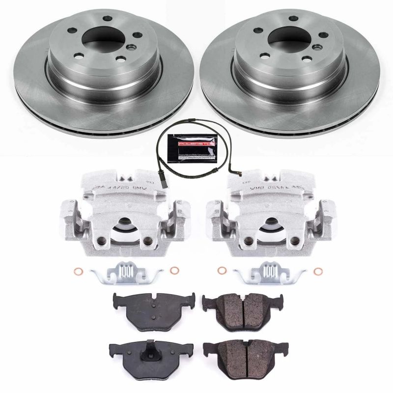 Power Stop 07-15 BMW X5 Rear Autospecialty Brake Kit w/Calipers PowerStop