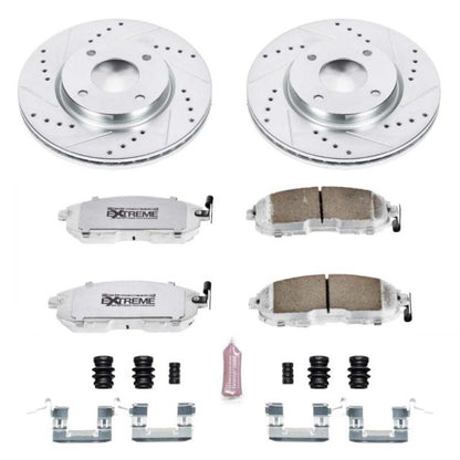 Power Stop 09-14 Nissan Cube Front Z26 Street Warrior Brake Kit PowerStop