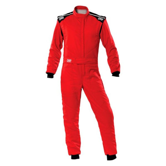 OMP First-S Auto Racing Suit - Red - Size 52 - FIA & SFI Approved