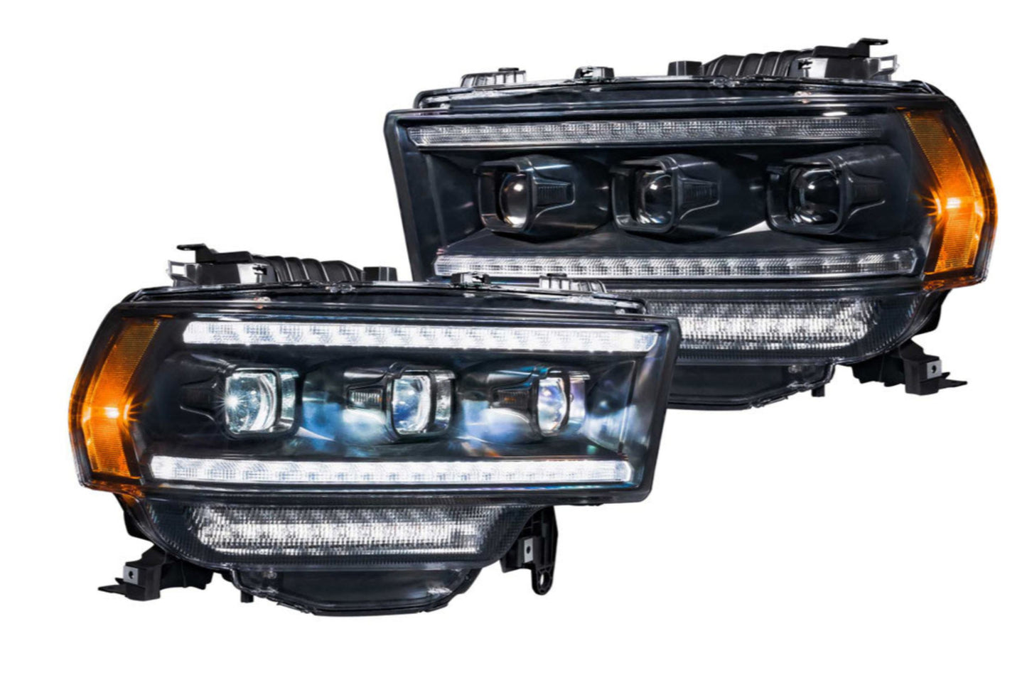 XB LED Headlights: Dodge Ram HD (19-24 / Set)