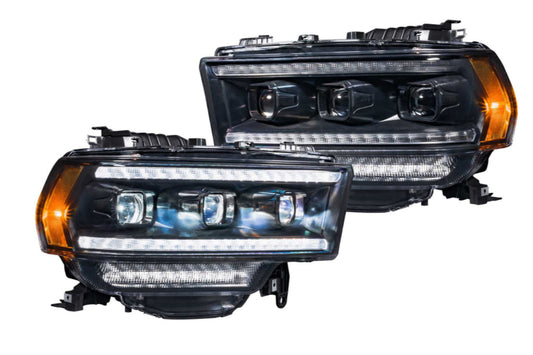 XB LED Headlights: Dodge Ram HD (19-24 / Set)